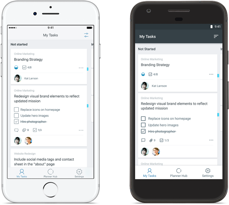 Announcing the Microsoft Planner mobile app