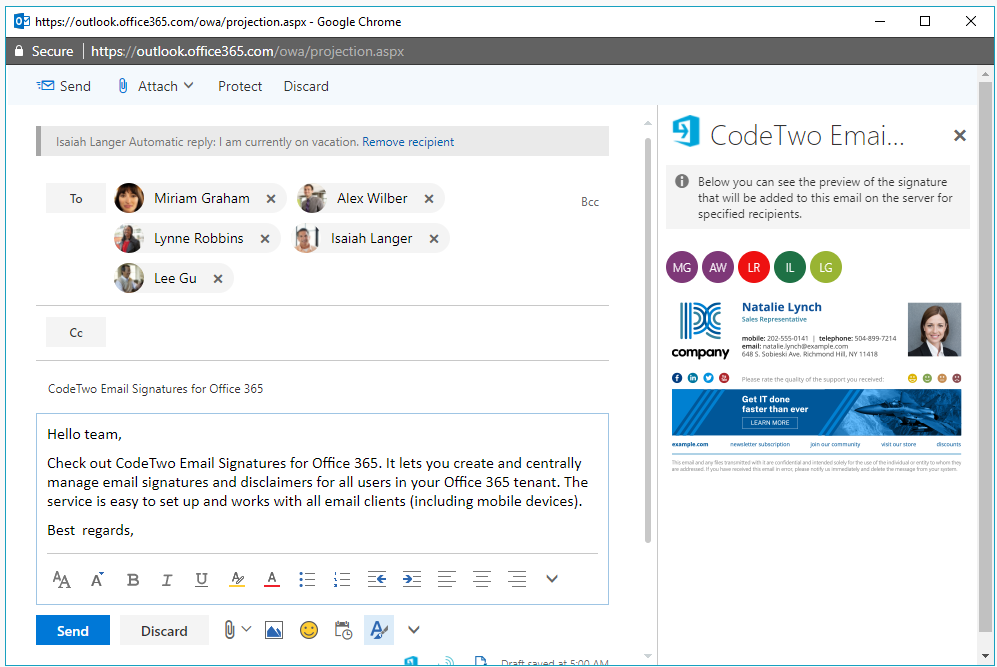 Codetwo Outlook Add-In
