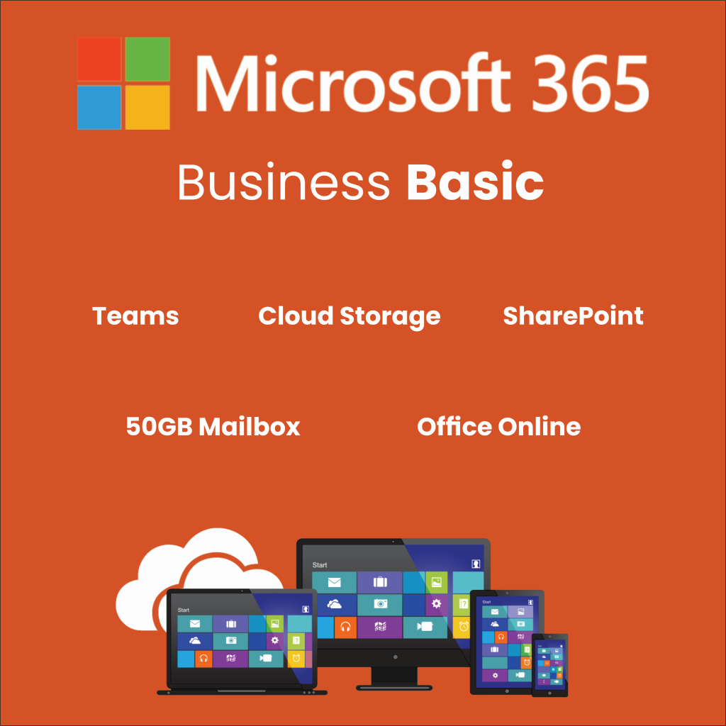 Microsoft 365 Business Basic - Per User/Year - AccessOrange